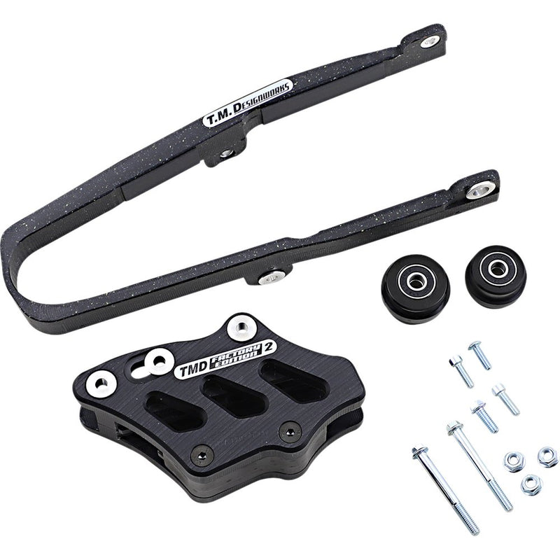 T.M. DESIGNWORKS Chain Guide/Slider - Black - Kawasaki KCP-K09-BK