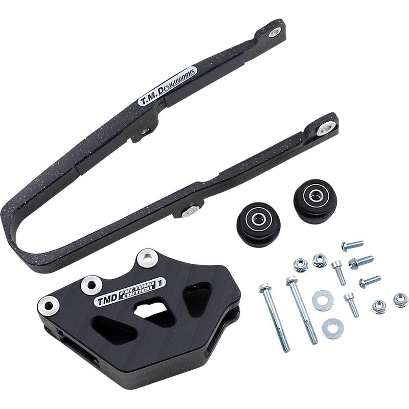 T.M. DESIGNWORKS Chain Guide/Slider - Kawasaki - Black KCP-KXK-BK