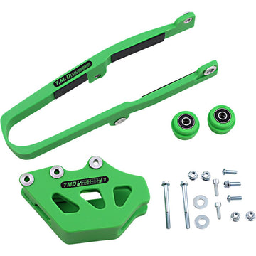 T.M. DESIGNWORKS Chain Guide/Slider - Kawasaki - Green KCP-KXK-GR
