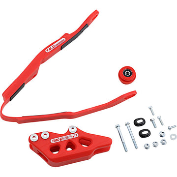 T.M. DESIGNWORKS Chain Guide/Slider - Honda - Red HCP-H06-RD