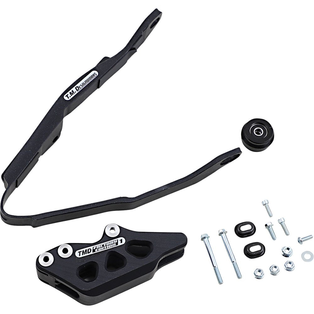 T.M. DESIGNWORKS Chain Guide/Slider - Honda - Black HCP-H04-BK