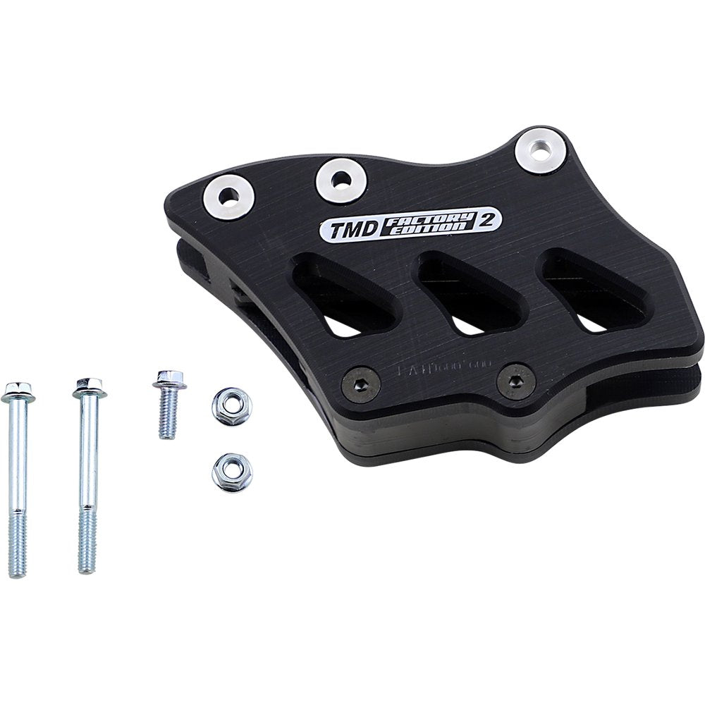 T.M. DESIGNWORKS Chain Guide - Black - Suzuki/Kawasaki RCG-SY2-BK