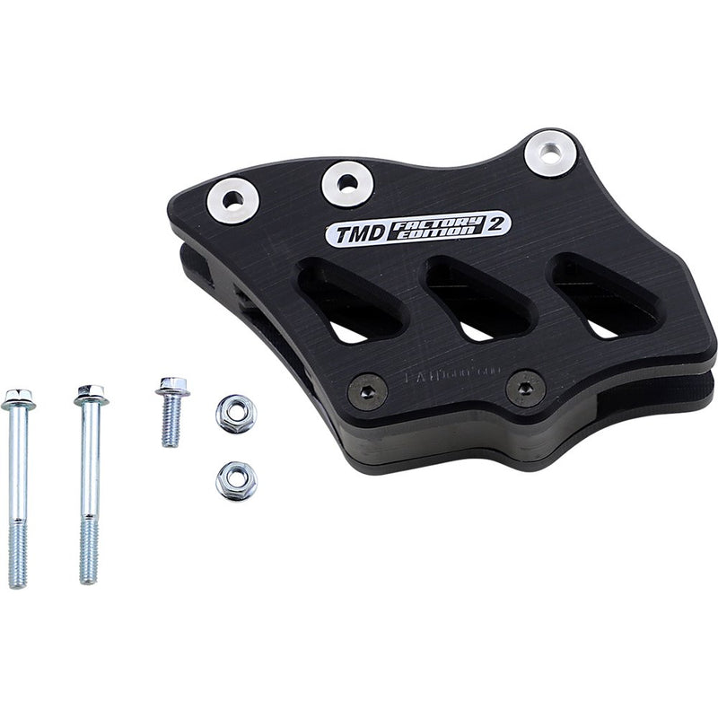 T.M. DESIGNWORKS Chain Guide - Black - Suzuki/Kawasaki RCG-SY2-BK
