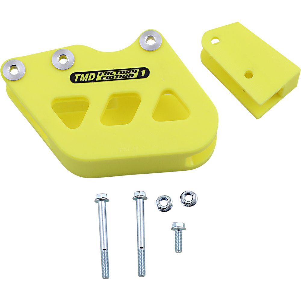 T.M. DESIGNWORKS Chain Guide - Yellow - Suzuki RCG-SMX-YL