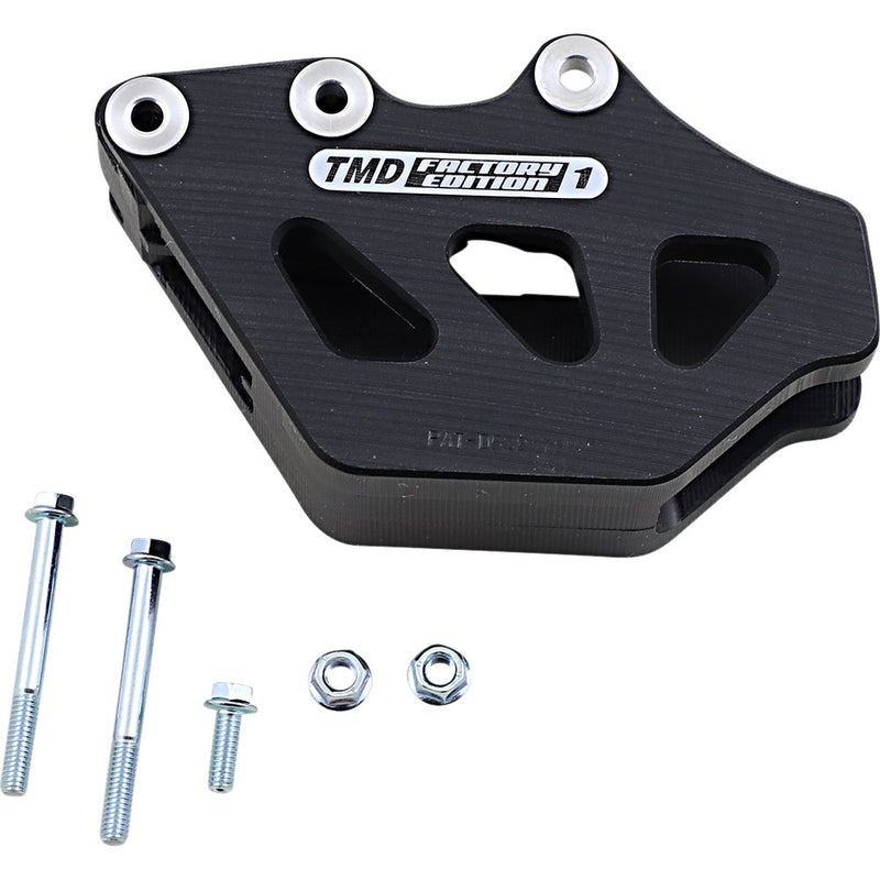 T.M. DESIGNWORKS Chain Guide - Kawasaki/Suzuki - Black RCG-KX2-BK