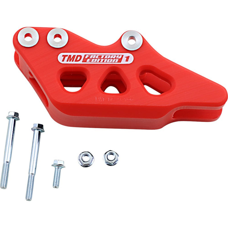 T.M. DESIGNWORKS Chain Guide - Red - Honda RCG-CR3-RD