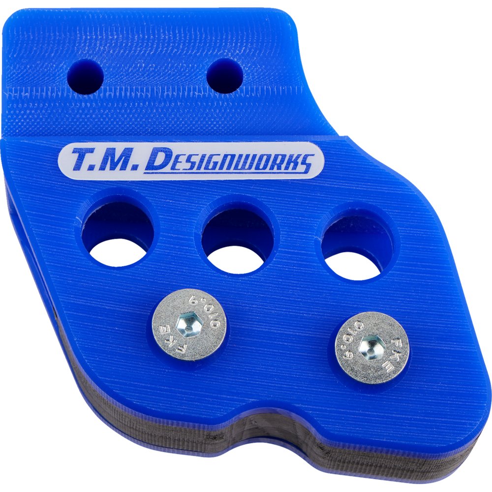 T.M. DESIGNWORKS Chain Guide - Blue - Honda/Yamaha/Kawasaki/Suzuki RCG-007-BU