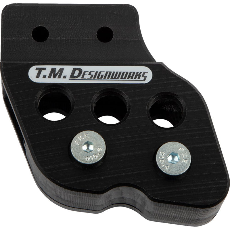 T.M. DESIGNWORKS Chain Guide - Black - Honda/Yamaha/Kawasaki/Suzuki RCG-007-BK