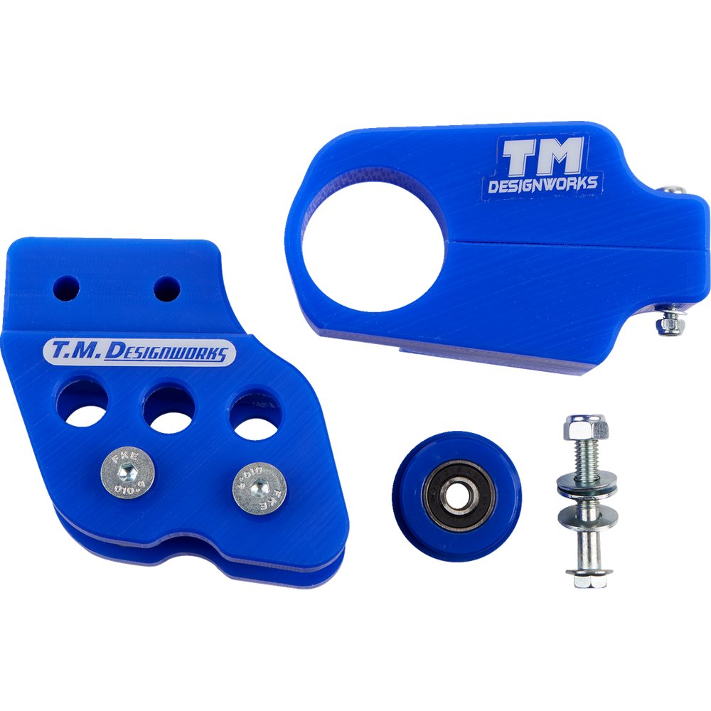 T.M. DESIGNWORKS Chain Guide/Slider - Banshee 350 - Blue YCP-BAN-BU