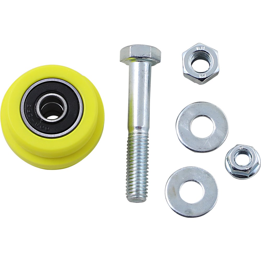 T.M. DESIGNWORKS Chain Roller - Suzuki - Yellow PLR-215-YL