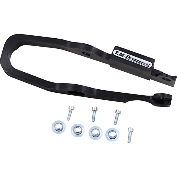 T.M. DESIGNWORKS Chain Slider - Black - Kawasaki DCS-KX85-BK