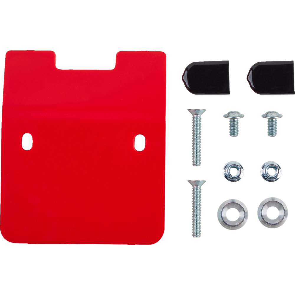 T.M. DESIGNWORKS Skid Plate - Red - Honda HOLG-470-RD