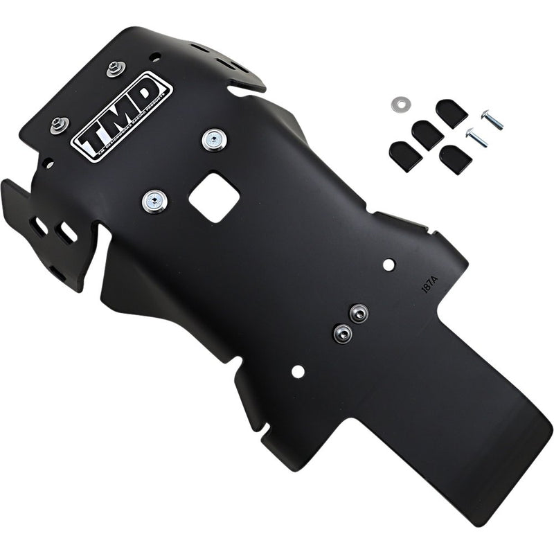 T.M. DESIGNWORKS Skid Plate - Black - Gas Gas | Husqvarna | KTM KHLG-136-BK