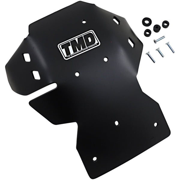 T.M. DESIGNWORKS Skid Plate - Black - DR-Z 400/450SM SUMC-DZ400-BK