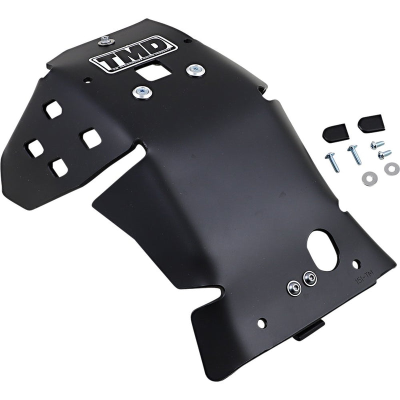 T.M. DESIGNWORKS Skid Plate - Black - Gas Gas | Husqvarna | KTM KTMC-352-BK