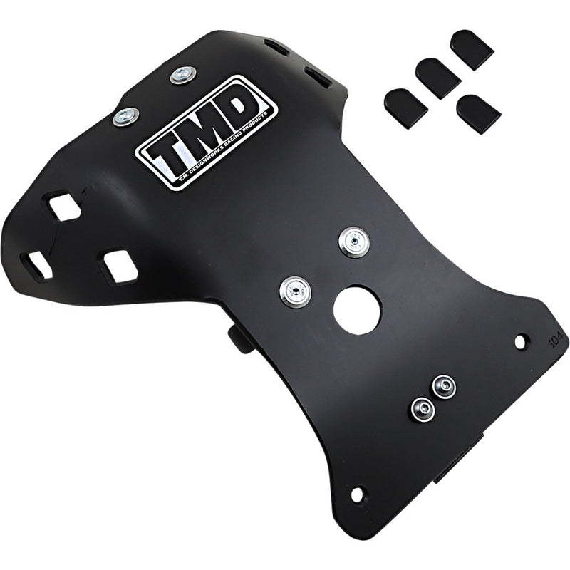 T.M. DESIGNWORKS Skid Plate - Black - SX 85/105 KTMC-085-BK