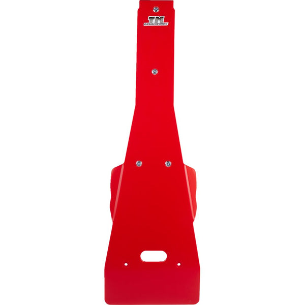 T.M. DESIGNWORKS Skid Plate - Red - Honda - TRX 450 HOFP-E451-RD