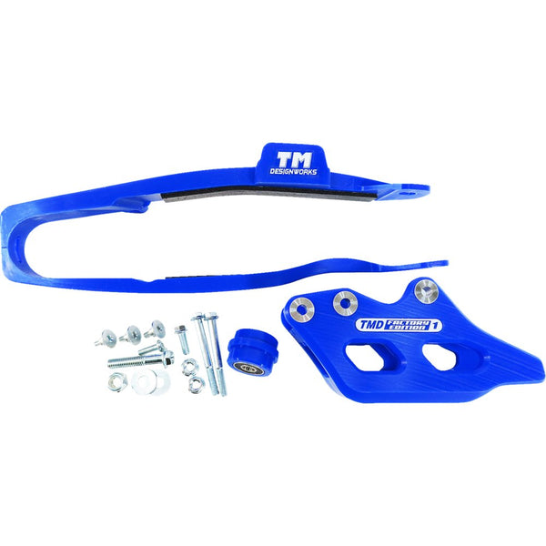 T.M. DESIGNWORKS Chain Guide/Slider - Blue - YZ 450 F YCP-OR9-BU
