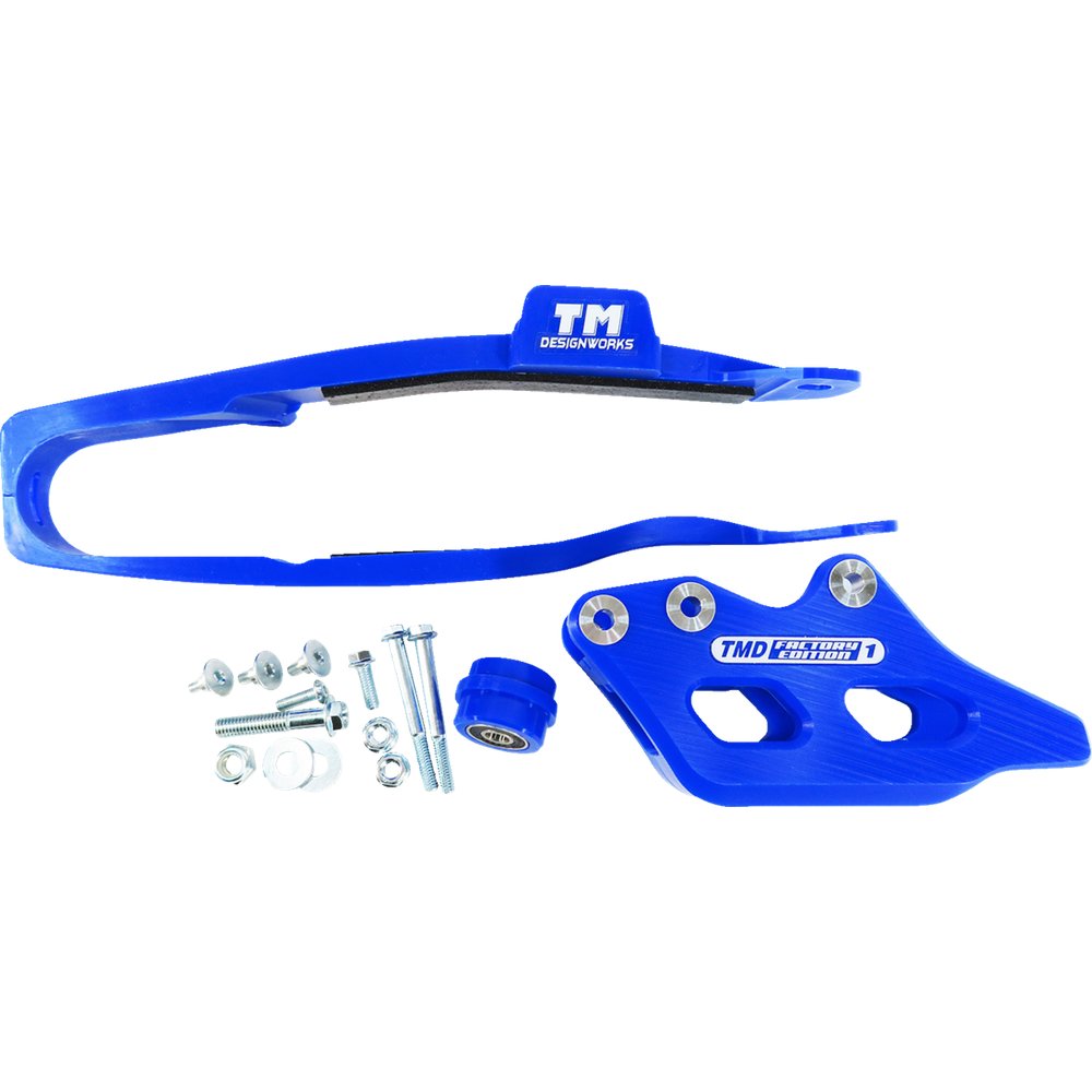 T.M. DESIGNWORKS Chain Guide/Slider - Blue - YZ 450 F YCP-OR9-BU