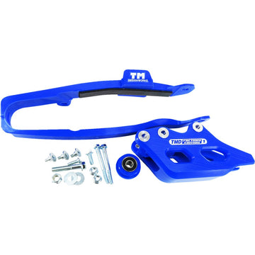 T.M. DESIGNWORKS Chain Guide/Slider - Blue - YZ 450 F YCP-OR9-BU