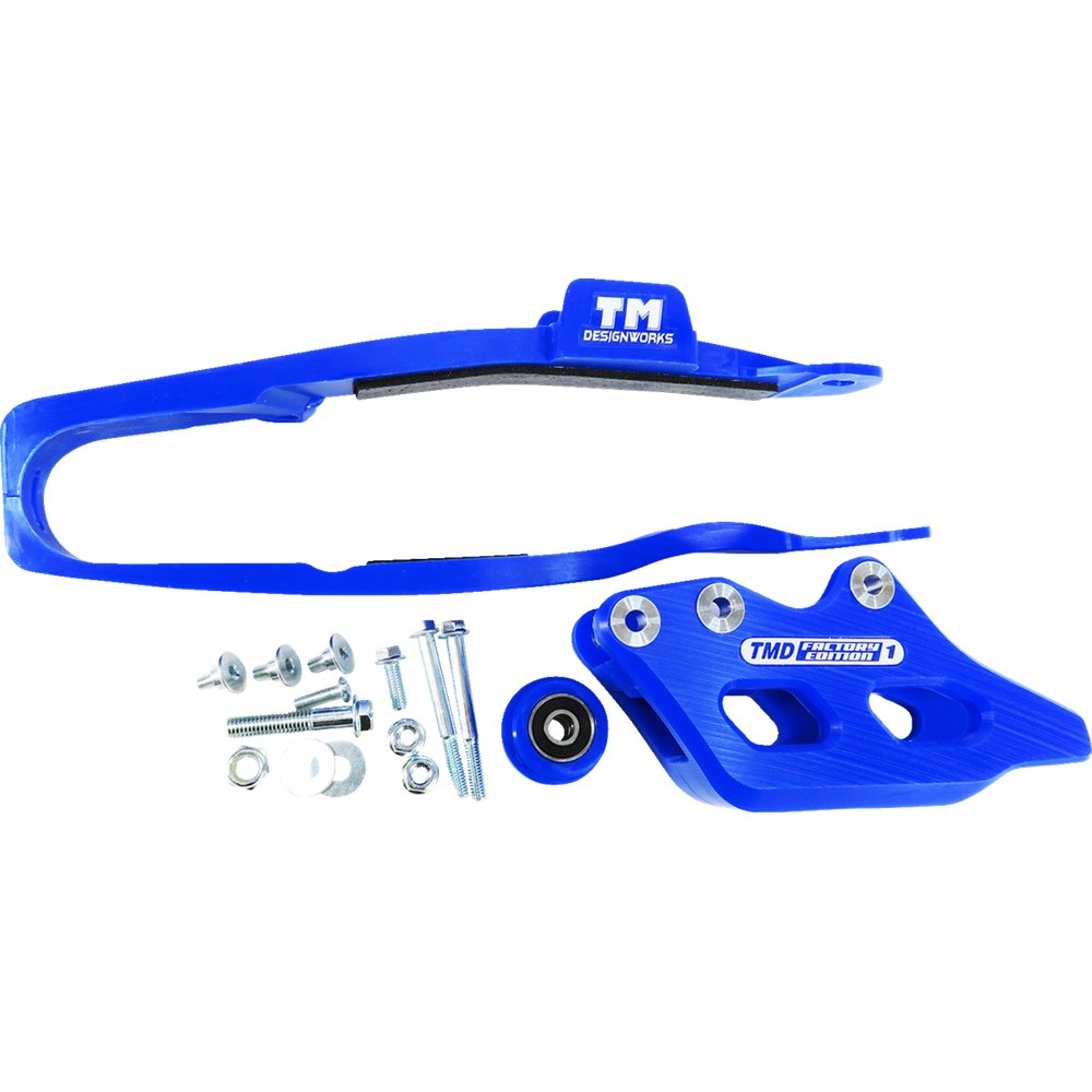 T.M. DESIGNWORKS Chain Guide/Slider - Blue - YZ 450 F YCP-OR9-BU