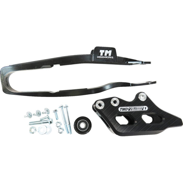T.M. DESIGNWORKS Chain Guide/Slider - Black - YZ 450 F YCP-OR9-BK