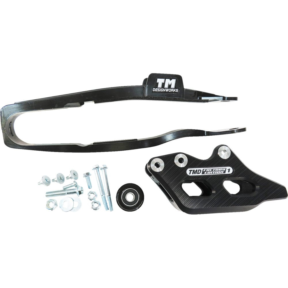 T.M. DESIGNWORKS Chain Guide/Slider - Black - YZ 450 F YCP-OR9-BK