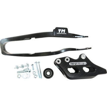 T.M. DESIGNWORKS Chain Guide/Slider - Black - YZ 450 F YCP-OR9-BK