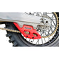T.M. DESIGNWORKS Factory Edition Chain Guide With Replacement Wear Pad - Red - Gas Gas/Husqvarna/KTM RCG-KT5-RD