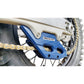 T.M. DESIGNWORKS Factory Edition Chain Guide With Replacement Wear Pad - Blue - Gas Gas/Husqvarna/KTM RCG-KT5-BL2