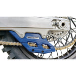 T.M. DESIGNWORKS Factory Edition Chain Guide With Replacement Wear Pad - Blue - Gas Gas/Husqvarna/KTM RCG-KT5-BL2