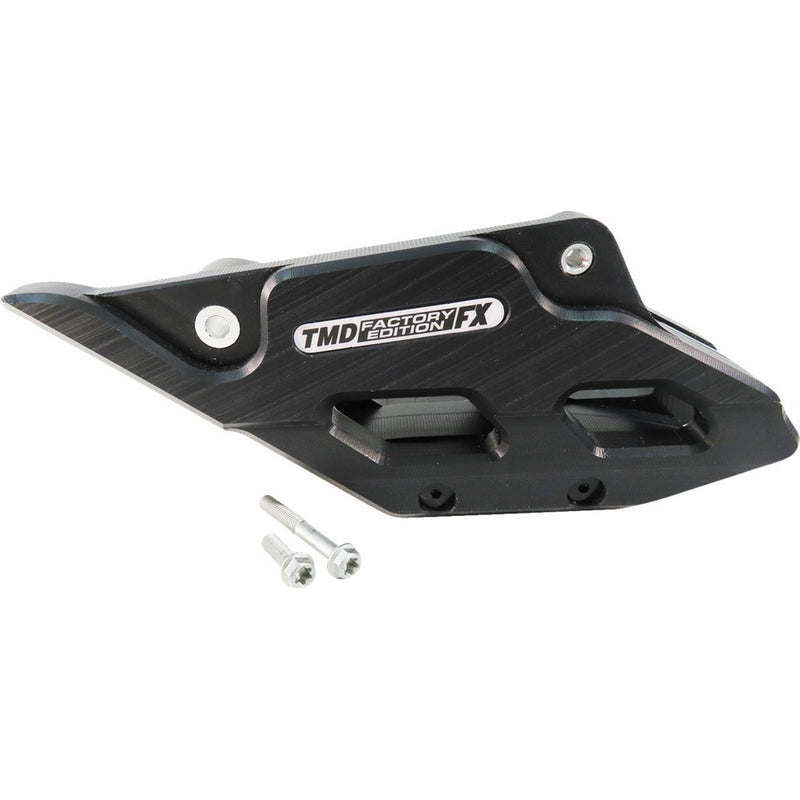 T.M. DESIGNWORKS Factory Edition Chain Guide With Replacement Wear Pad - Black - Gas Gas/Husqvarna/KTM RCG-KT5-BK
