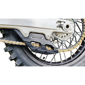 T.M. DESIGNWORKS Factory Edition Chain Guide With Replacement Wear Pad - Black - Gas Gas/Husqvarna/KTM RCG-KT5-BK