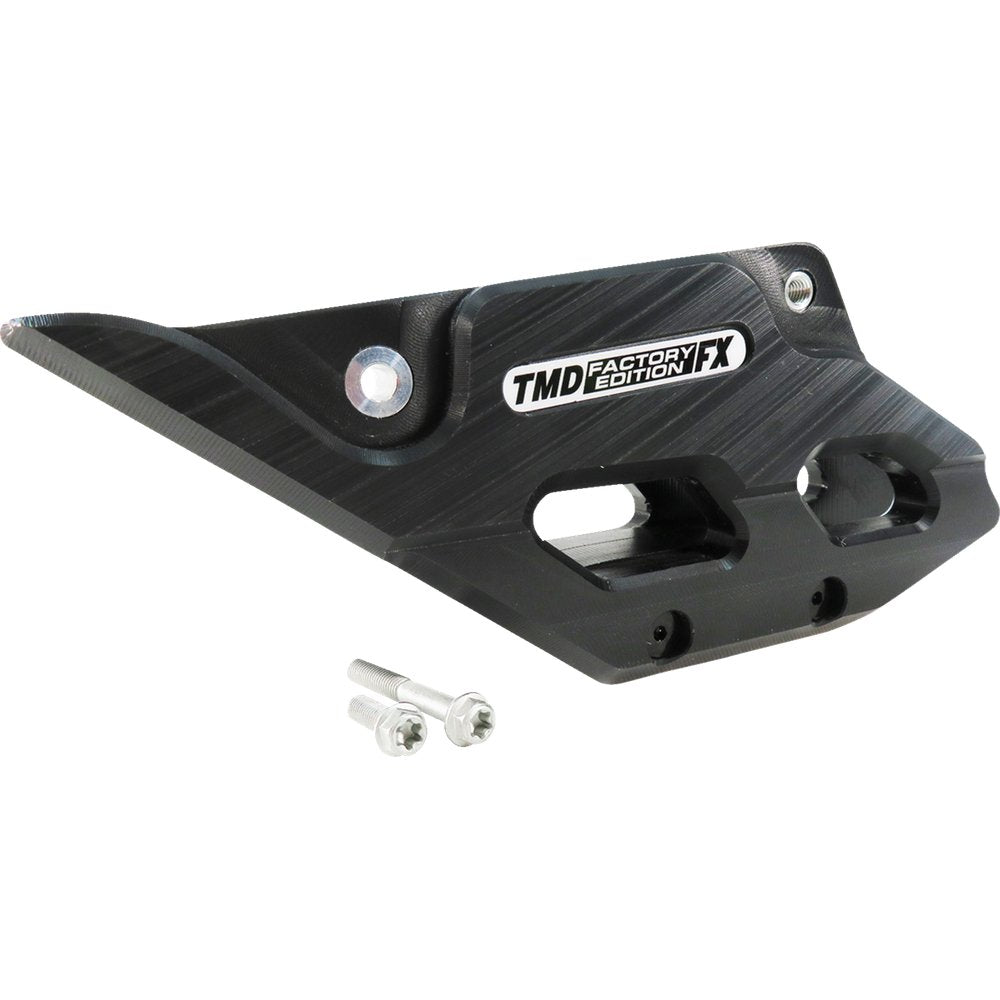 T.M. DESIGNWORKS Factory Edition Chain Guide With Replacement Wear Pad - Black - Gas Gas/Husqvarna/KTM RCG-KT5-BK