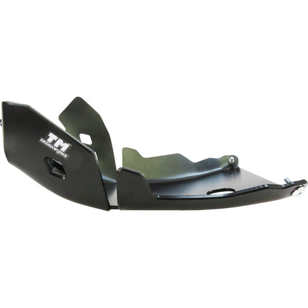 T.M. DESIGNWORKS Skid Plate - Black - Gas Gas | Husqvarna | KTM KTMC-258-BK