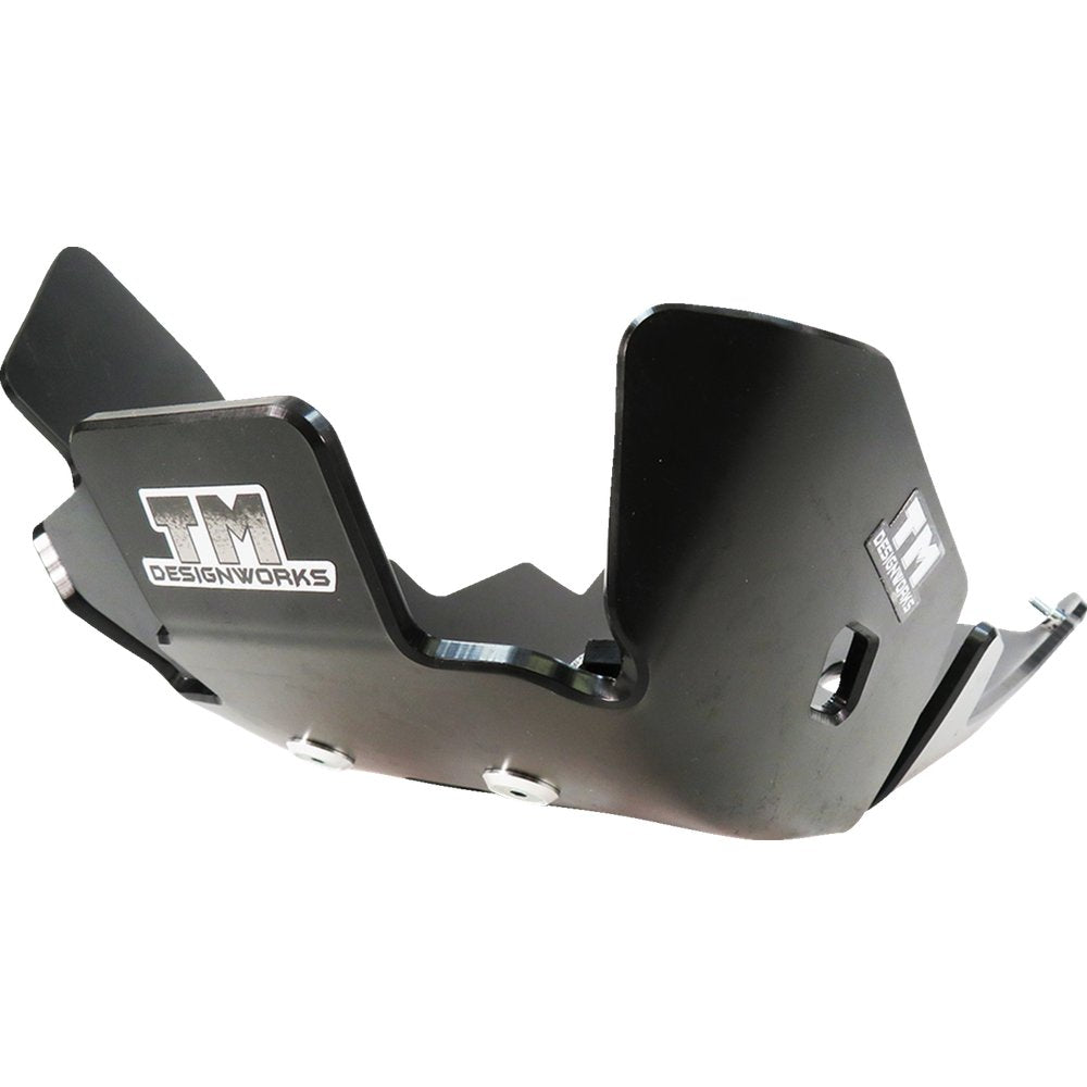 T.M. DESIGNWORKS Skid Plate - Black - Gas Gas | Husqvarna | KTM KTMC-258-BK
