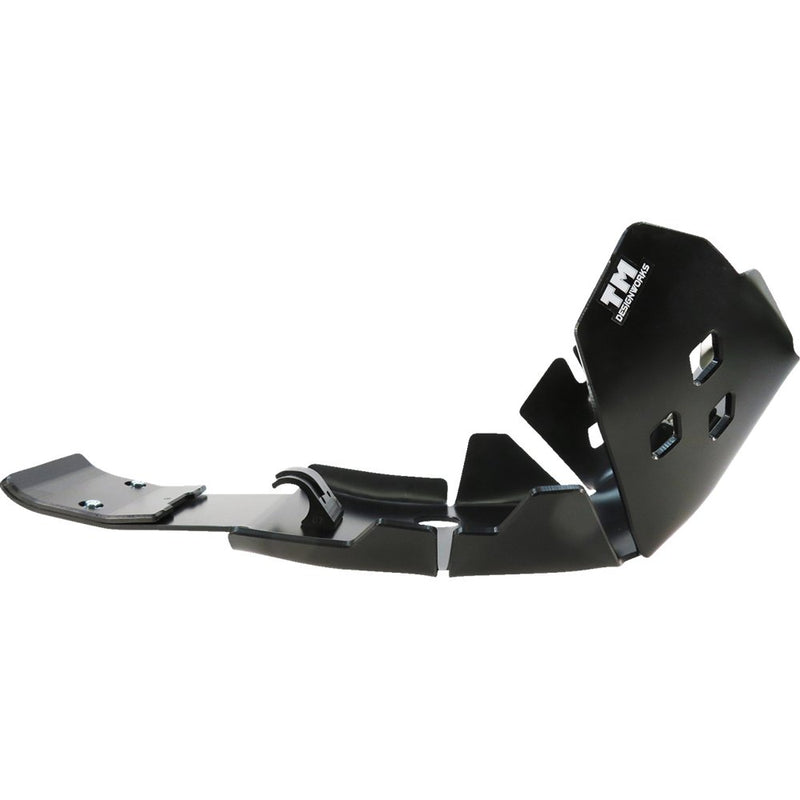 T.M. DESIGNWORKS Skid Plate - Black - Gas Gas | Husqvarna | KTM KHLG-362-BK
