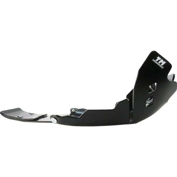 T.M. DESIGNWORKS Skid Plate - Black - Gas Gas | Husqvarna | KTM KHLG-258-BK