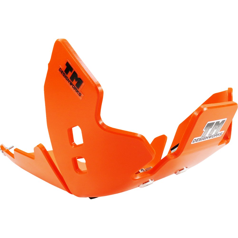 T.M. DESIGNWORKS Skid Plate - Orange - Gas Gas | Husqvarna | KTM KTMC-258-OR