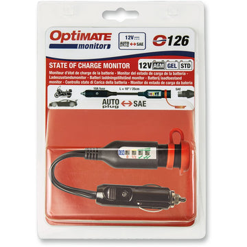 TECMATE OptiMate* Monitor O-126 - AUTO Plug to SAE O-126