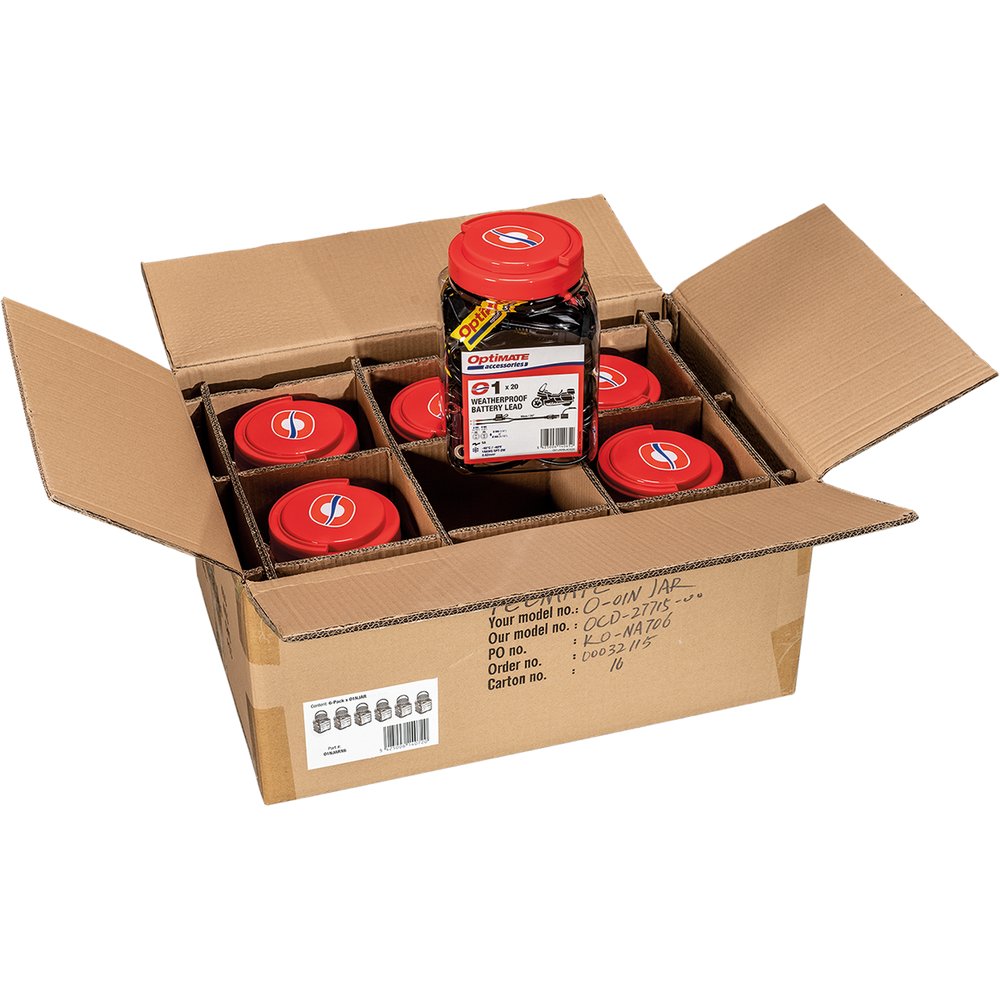 TECMATE Battery Cord - 6 Pack O-01NJARX6