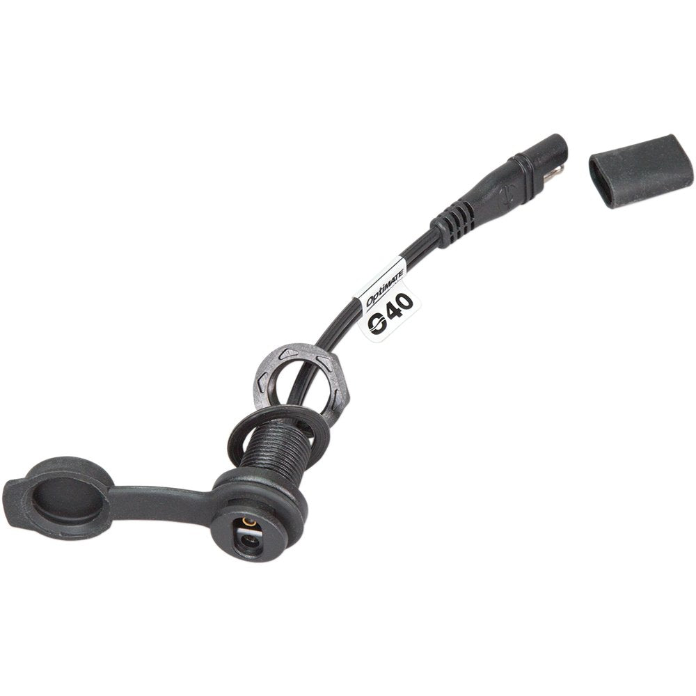 TECMATE Weatherproof SAE Thin Panel Mount Socket O-40 - Short O-40S