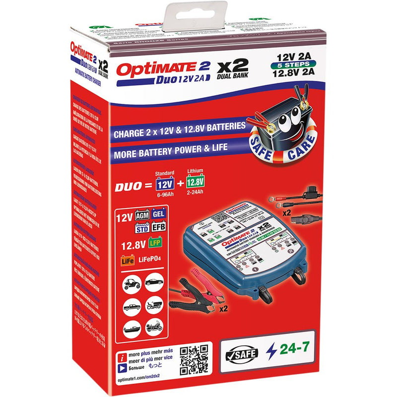 TECMATE Battery Charger/Maintainer - 2-Bank TM-571