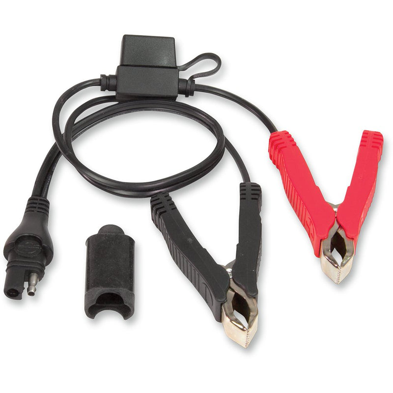 TECMATE Charger Cord - SAE to Fused Battery Clips O-14