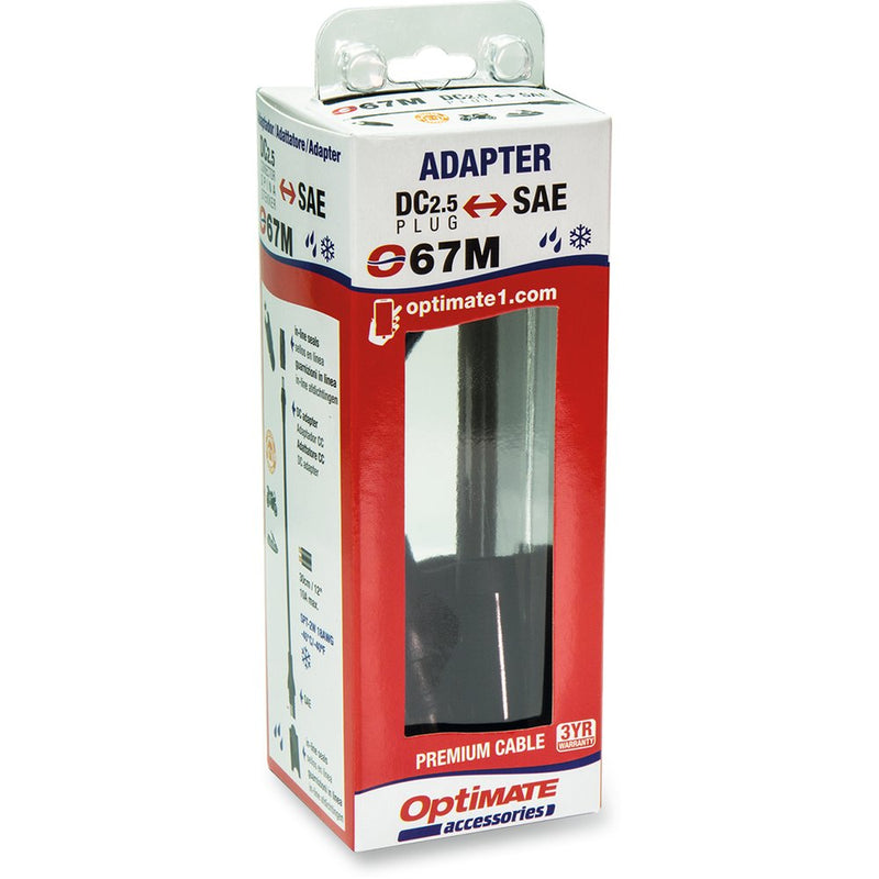 TECMATE Adapter Kit - SAE to 2.5 mm Barrel O-67