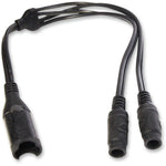 TECMATE Y-splitter - SAE to DC 2.5 mm O-35