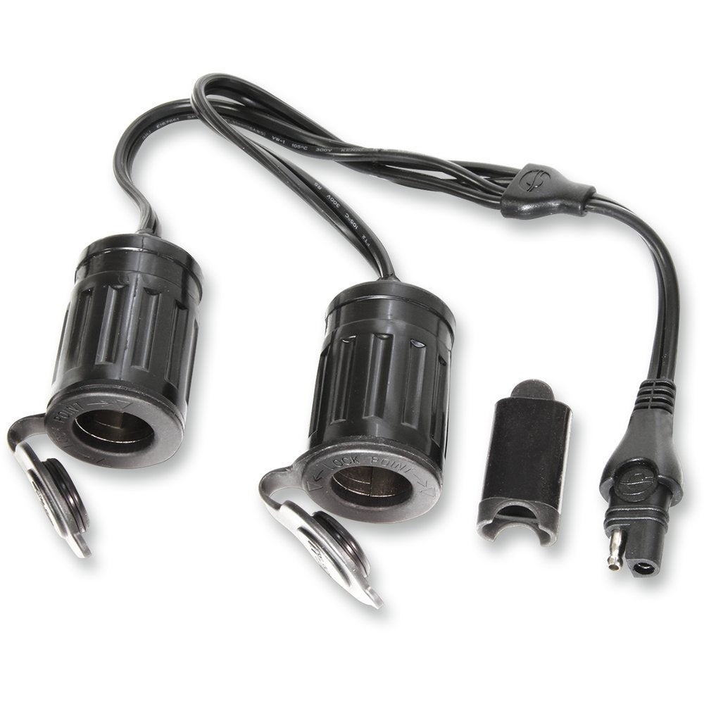 TECMATE Y-Splitter - SAE to Dual Socket Adapter O-26