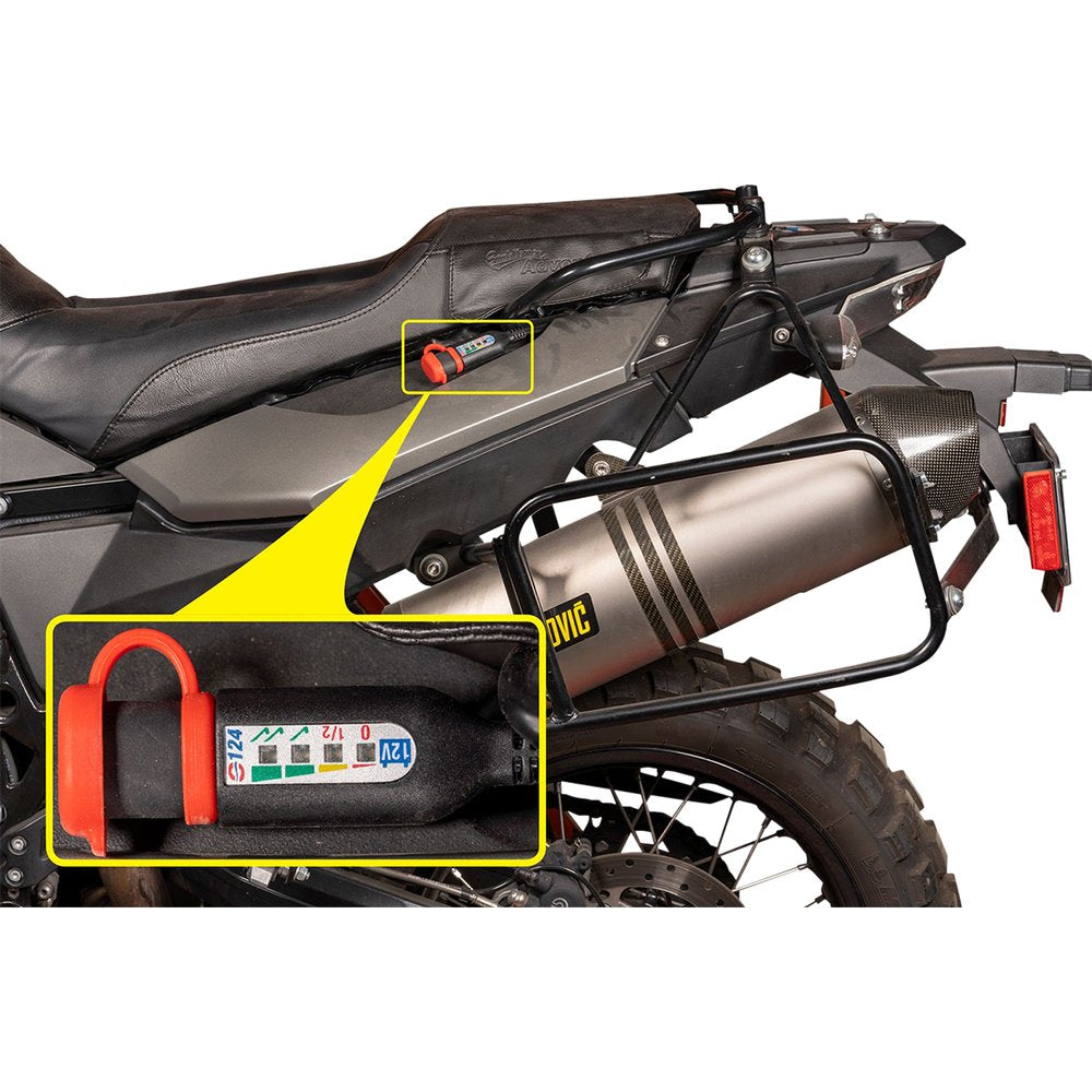 TECMATE Permanent Power Lead with Battery/Charge Status - 20" O-124