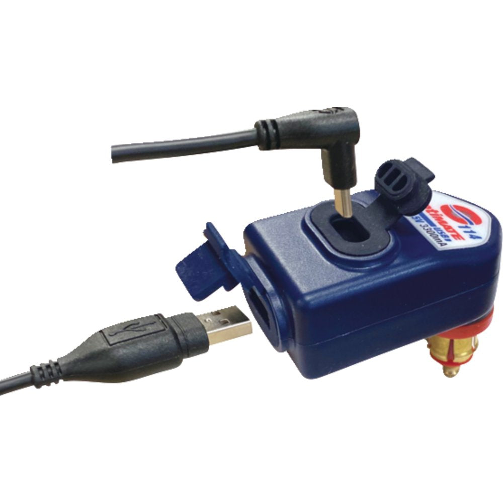 TECMATE Charger - OptiMate - 90? Elbow - USB-A/USB-C O-114