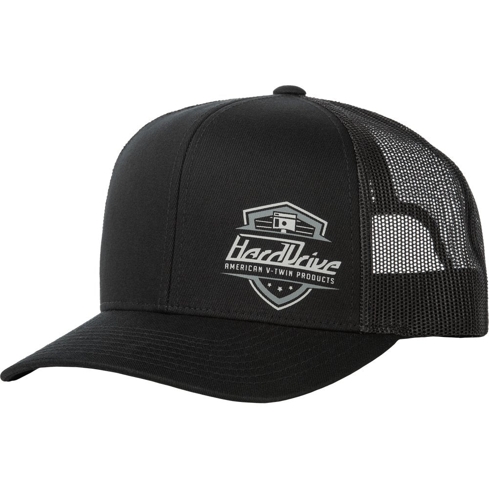 Harddrive Shield Hat Black Os